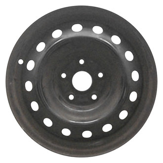 Factory Steel® - 16-Hole Black 16x6.5 Steel Factory Wheel