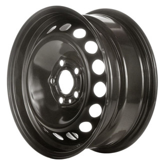 Factory Steel® - Black 15x6.5 Steel Factory Wheel