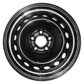 Factory Steel® - 16-Hole Black 16x7 Steel Factory Wheel
