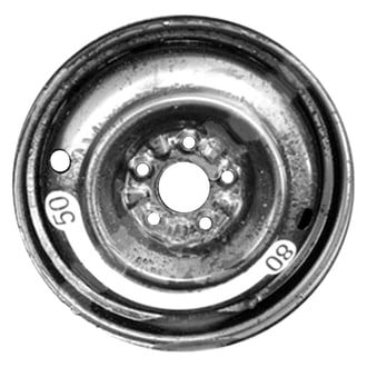 Factory Steel® - 2-Hole Black 16x4 Steel Factory Wheel