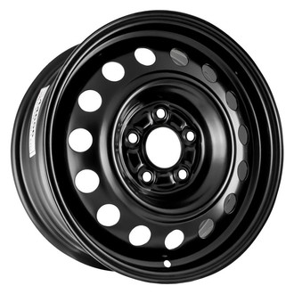 Factory Steel® - 15-Hole Black 16x6.5 Steel Factory Wheel