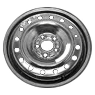 Factory Steel® - 16-Hole Black 17x4 Steel Factory Wheel