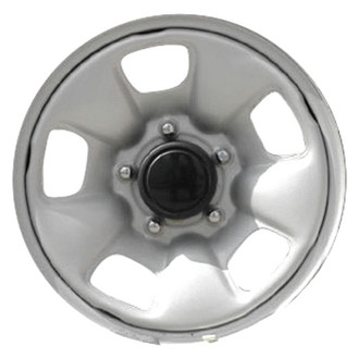 Factory Steel® - 5-Slot Silver 15x5.5 Steel Factory Wheel