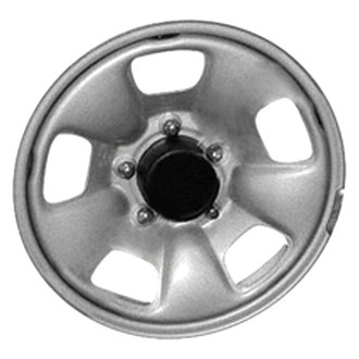 Factory Steel® - 5-Slot Silver 16x6.5 Steel Factory Wheel