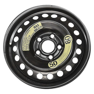 Factory Steel® - 20-Hole Black 16x4 Steel Factory Wheel
