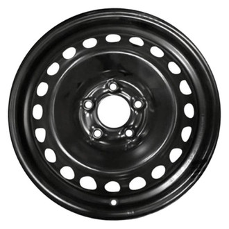 Factory Steel® - 20-Hole Black 16x6.5 Steel Factory Wheel