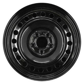 Factory Steel® - 20-Hole Black 17x6.5 Steel Factory Wheel