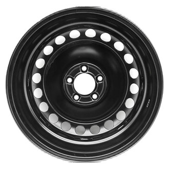 Factory Steel® - 20-Hole Black 17x6 Steel Factory Wheel