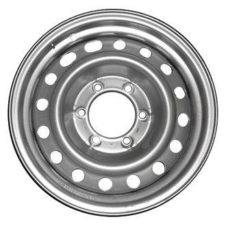 Factory Steel® - 16-Hole Silver 16x7 Steel Factory Wheel