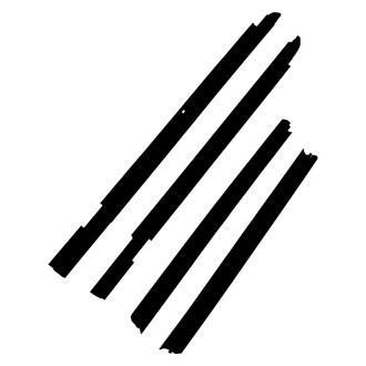 Fairchild® - Rear Inner and Outer Driver and Passenger Side Belt Weatherstrip Kit