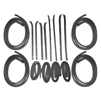 Fairchild® - Front or Rear Inner or Outer Driver and Passenger Side Belt Weatherstrip Kit