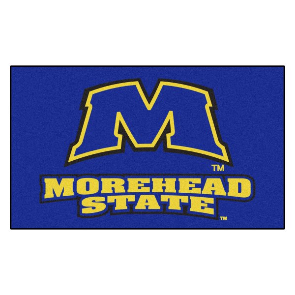 FanMats® - Morehead State University 19" x 30" Nylon Face Starter Mat with "Block M" Logo & Wordmark