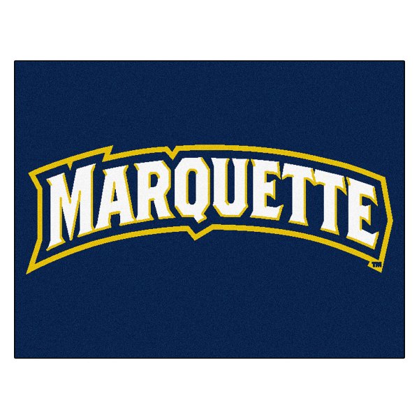 FanMats® - Marquette University 33.75" x 42.5" Nylon Face All-Star Floor Mat with "Marquette" Wordmark