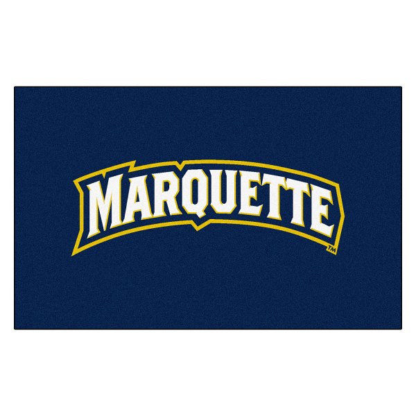 FanMats® - Marquette University 60" x 96" Nylon Face Ulti-Mat with "Marquette" Wordmark