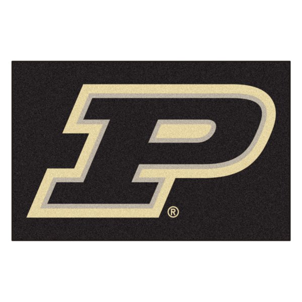 FanMats® - Purdue University 19" x 30" Nylon Face Starter Mat with "P" Logo