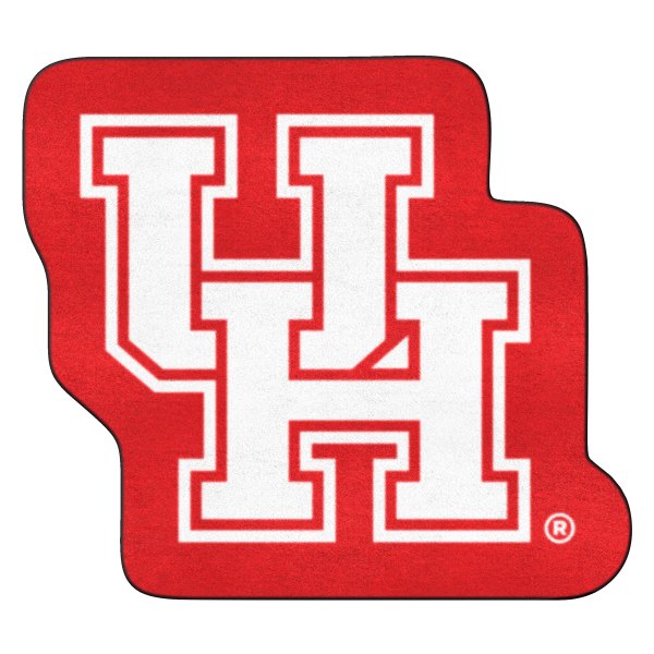 FanMats® - University of Houston 36" x 48" Nylon Face Mascot Floor Mat with "Interlocked UH" Logo