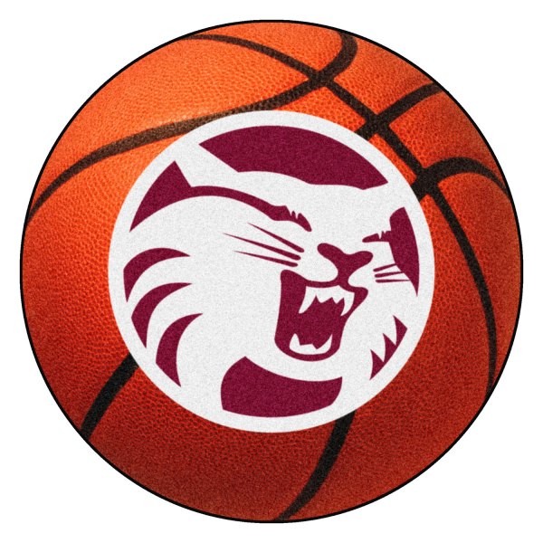FanMats® - Cal State University (Chico) 27" Dia Nylon Face Basketball Ball Floor Mat with "Wildcat" Logo