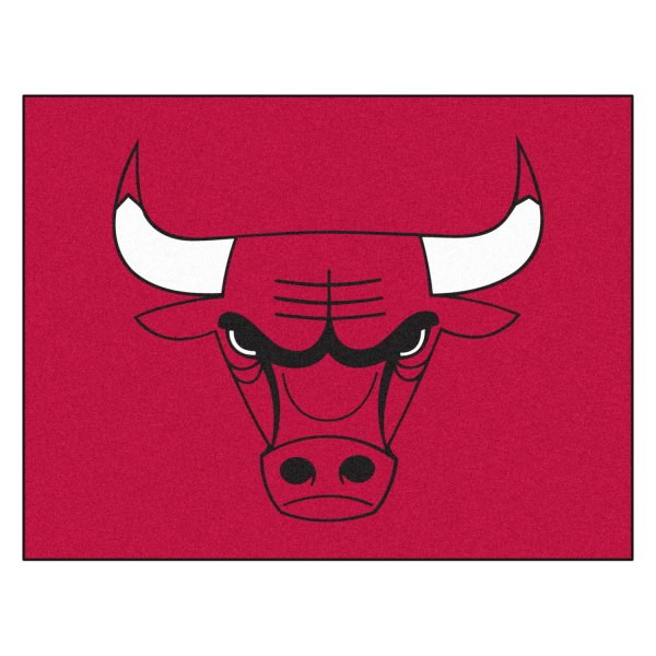 FanMats® - Chicago Bulls 33.75" x 42.5" Nylon Face All-Star Floor Mat with "Bull" Logo