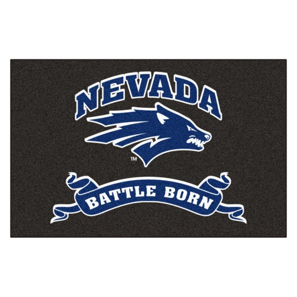 FanMats® - University of Nevada 19" x 30" Nylon Face Starter Mat with "Nevada & Wolf" Logo & "Battle Born"