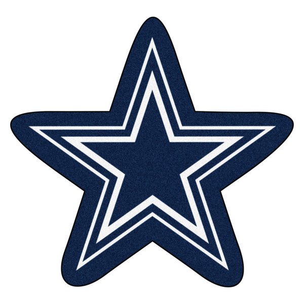 FanMats® - Dallas Cowboys 36" x 48" Mascot Floor Mat with "Star" Logo
