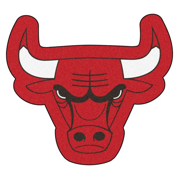FanMats® - Chicago Bulls 36" x 48" Red Mascot Floor Mat with "Bull" Logo