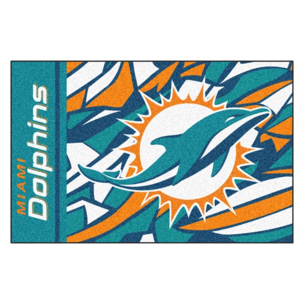 Fanmats® 23315 X Fit Nfl Miami Dolphins 17 X 26 Rectangular