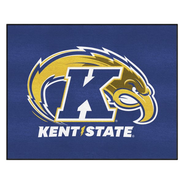 FanMats® - Kent State University 33.75" x 42.5" Nylon Face All-Star Floor Mat with "K & Golden Eagle" Logo