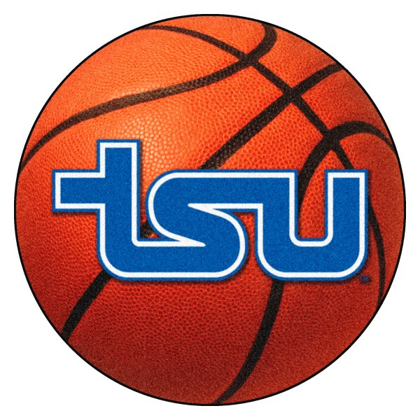 FanMats® - Tennessee State University 27" Dia Nylon Face Basketball Ball Floor Mat with "TSU" Logo