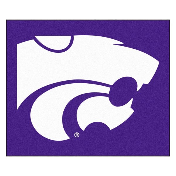 FanMats® 3740 - Kansas State University Logo on Tailgater Rug - TRUCKiD.com