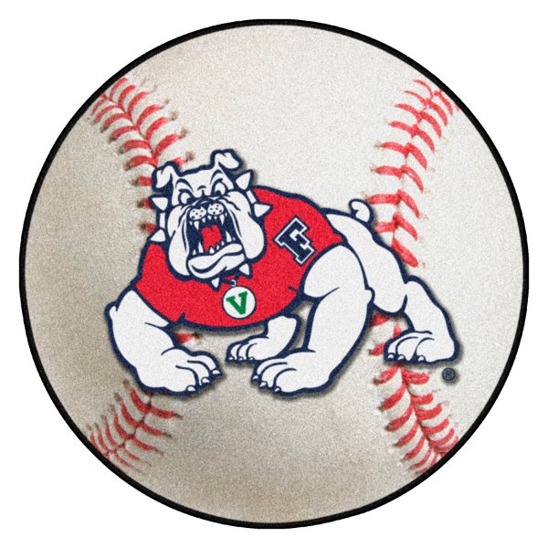 FanMats® - Fresno State University 27" Dia Nylon Face Baseball Ball Floor Mat