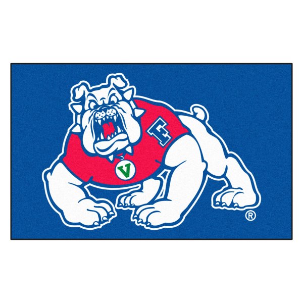 FanMats® - Fresno State University 60" x 96" Blue Nylon Face Ulti-Mat