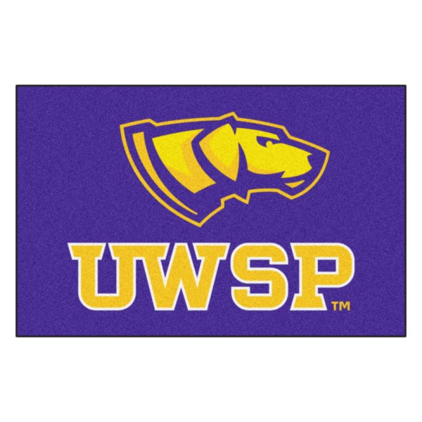 FanMats® - University of Wisconsin-Stevens Point 19" x 30" Nylon Face Starter Mat with "Pointer & UWSP" Logo