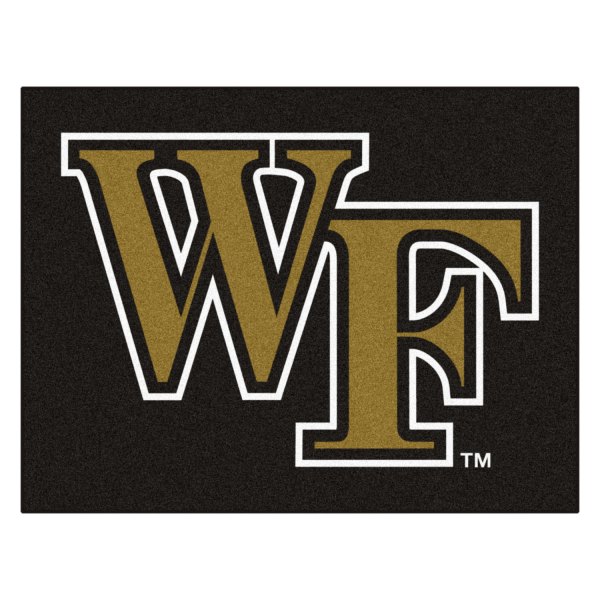 FanMats® - Wake Forest University 33.75" x 42.5" Nylon Face All-Star Floor Mat with "WF" Logo