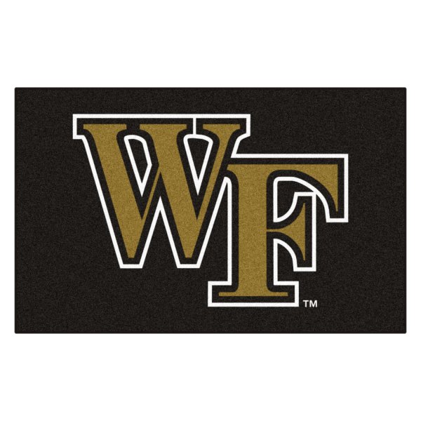 FanMats® - Wake Forest University 60" x 96" Nylon Face Ulti-Mat with "WF" Logo