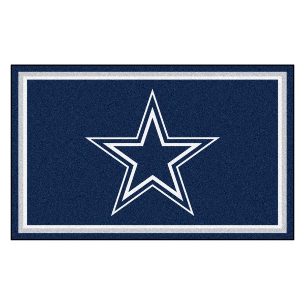 FanMats® - Dallas Cowboys 48" x 72" Nylon Face Ultra Plush Floor Rug with "Star" Logo