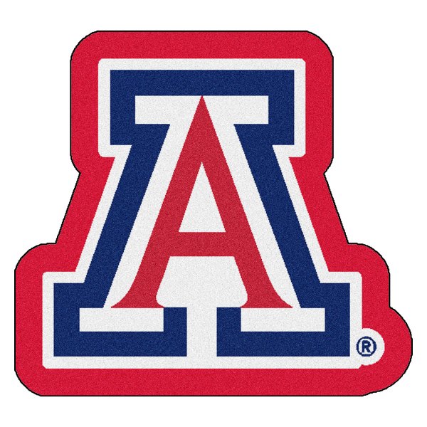 FanMats® - University of Arizona 36" x 48" Mascot Floor Mat with "A" Primary Logo