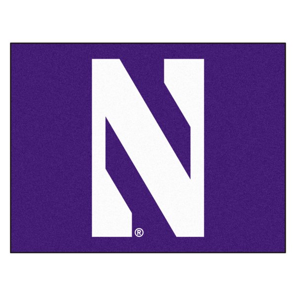 FanMats® - Northwestern University 33.75" x 42.5" Nylon Face All-Star Floor Mat with "N" Logo