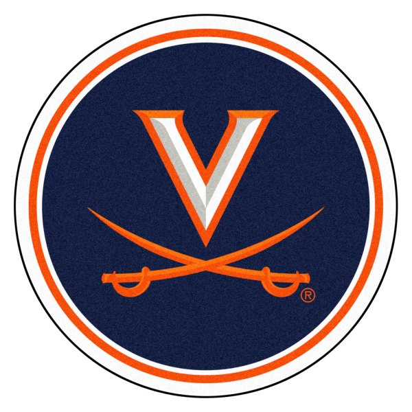 FanMats® - University of Virginia 36" x 48" Mascot Floor Mat with "V & Virginia" Logo