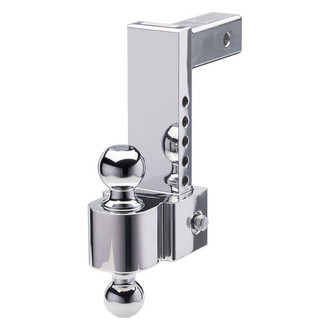 Fastway® - Class 4 FLASH™ E Series Adjustable 8" Drop / 9" Rise Dual Ball Mount for 2" Receivers