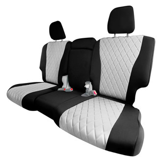 FH Group® - Neoprene 2nd Row Black & Gray Custom Seat Covers