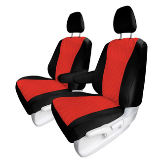 FH Group® - Neoprene 1st Row Black & Red Custom Seat Covers