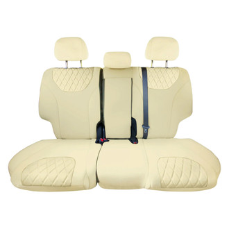 FH Group® - Neoprene 2nd Row Beige Custom Seat Covers