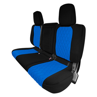 FH Group® - Neoprene 2nd Row Black & Blue Custom Seat Covers