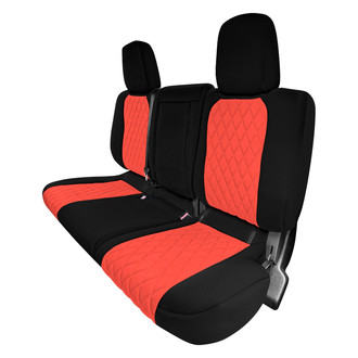 FH Group® - Neoprene 2nd Row Black & Red Custom Seat Covers