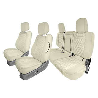 FH Group® - Neoprene 1st and 2nd Row Beige Custom Seat Covers