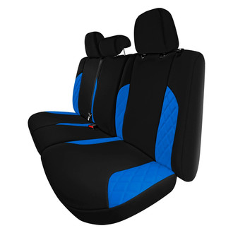 FH Group® - Neoprene 2nd Row Black & Blue Custom Seat Covers