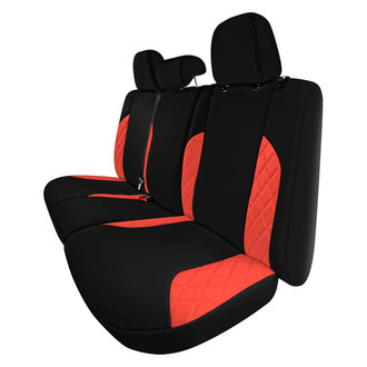 FH Group® - Neoprene 2nd Row Black & Red Custom Seat Covers