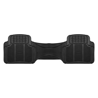 FH Group® - High Quality ClimaProof™ 2nd Row Black Rubber Floor Mat