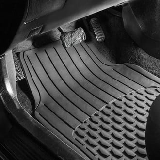 FH Group® - ClimaProof™ 1st & 2nd Row Gray Vinyl Floor Mat Set