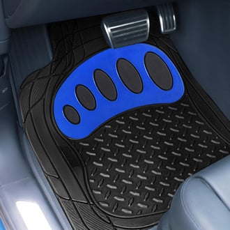 FH Group® - Trimmable ClimaProof™ Non-Slip Rubber Floor Mat Set with Footprint Design